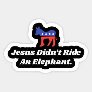 Republican-Jesus Sticker